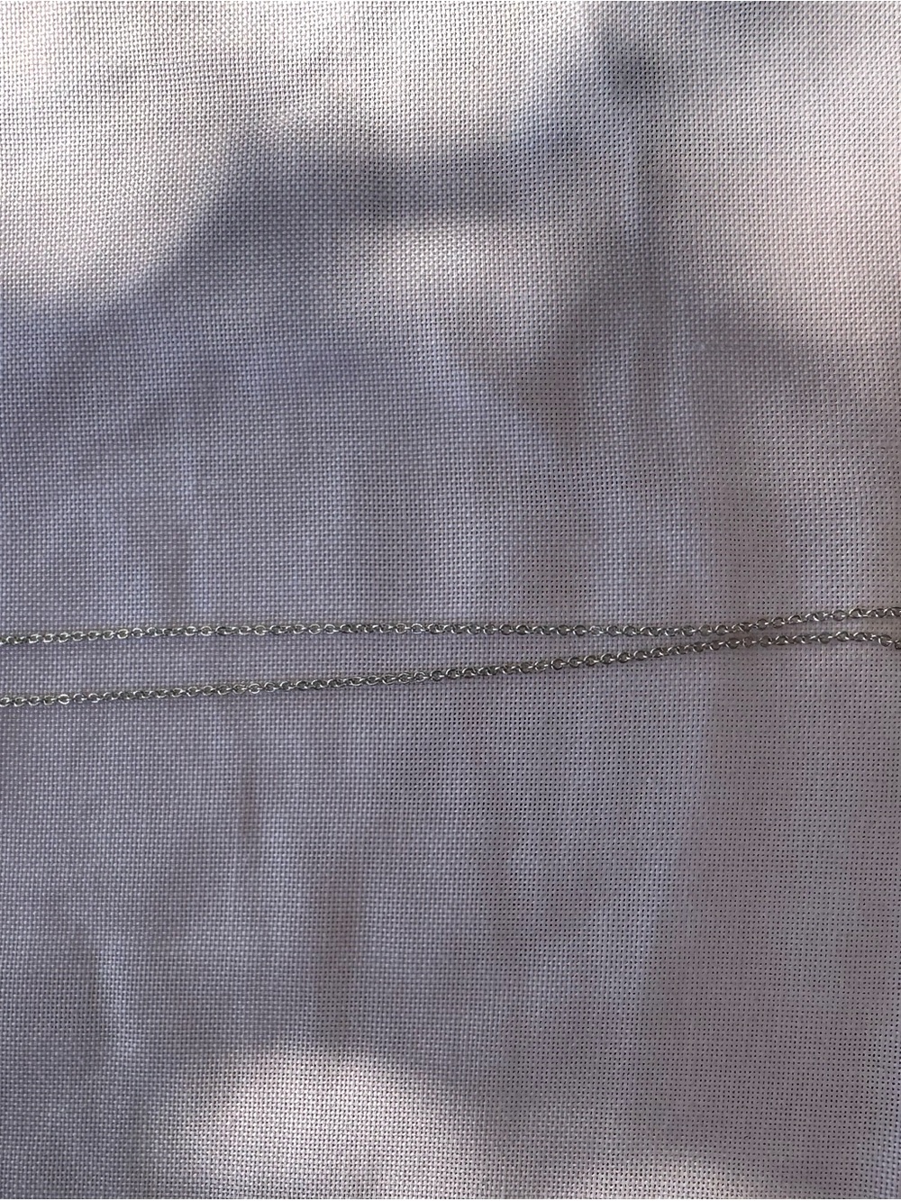 Sterling Silver Men's Rope Chain Necklace - Silver